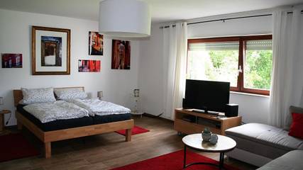 Ferienwohnung für 4 Personen, mit Terrasse und Garten in Oberotterbach