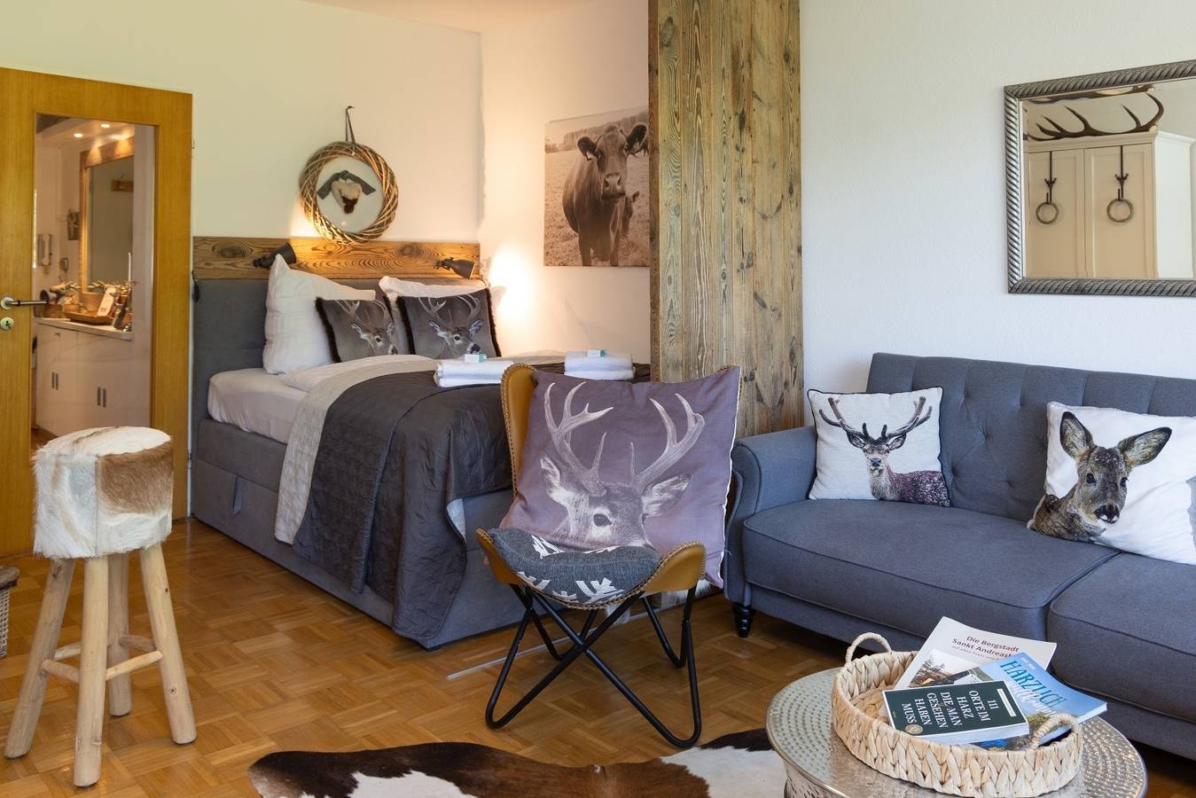 Hel ferielejlighed, Ferielejlighed for 3 personer med balkon in Sankt Andreasberg, Braunlage