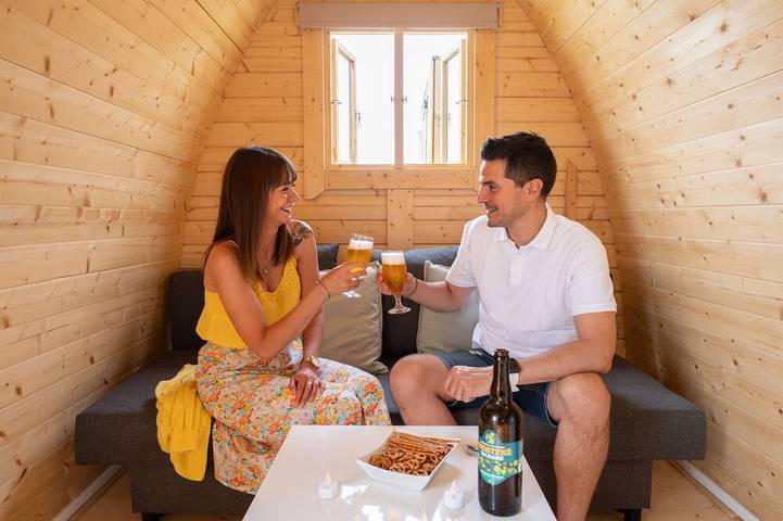 Pod à la ferme avec bain nordique in Farbus, Région d'Arras