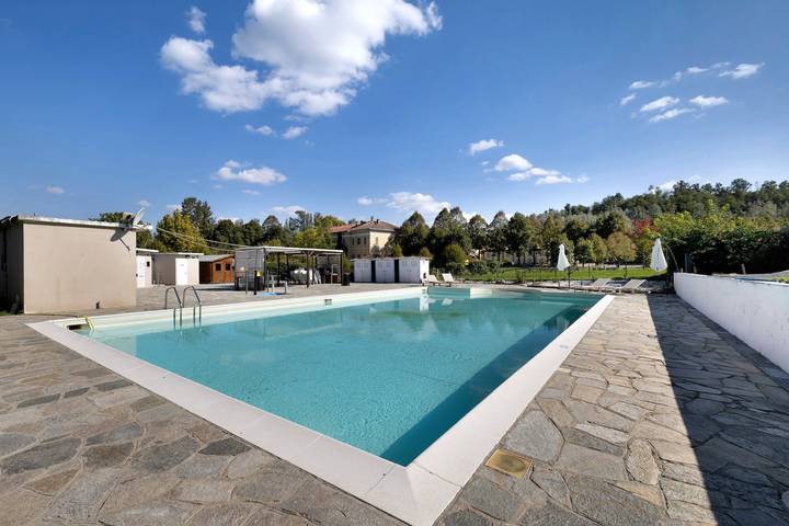 Hel lägenhet, Apartment 'Granaio Nr 5' with Shared Pool, Wi-Fi and Air Conditioning in Asti (Kommun), Asti provins