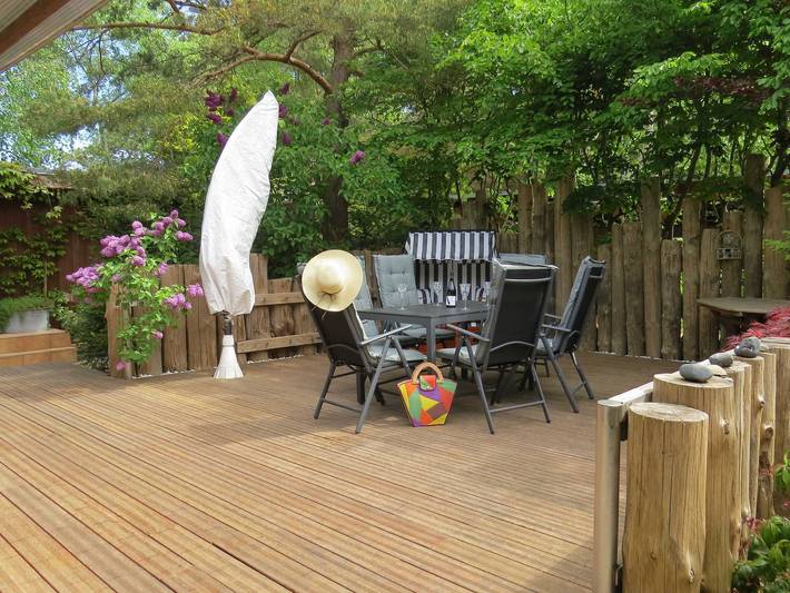 Ferienhaus für 6 Personen, mit Terrasse und Garten