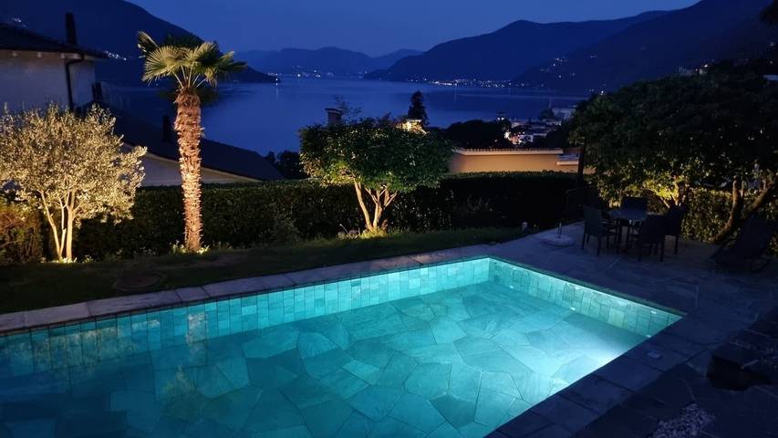 Ferienhaus für 6 Personen, mit Balkon und Garten sowie Ausblick und Seeblick am Lago Maggiore (Schweiz) - 4