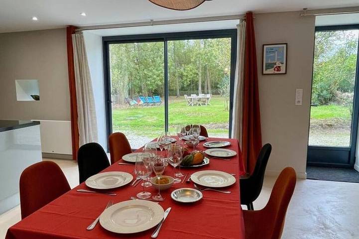 Gîte pour 7 personnes, avec jardin