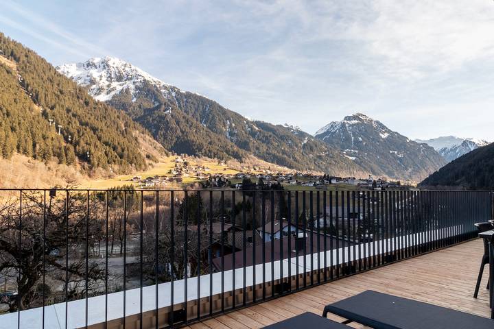Ganze Wohnung, Uplandparcs Montafon — 9p penthouse met dakterras nabij skigebied in Sankt Gallenkirch (Stadt), Sankt Gallenkirch