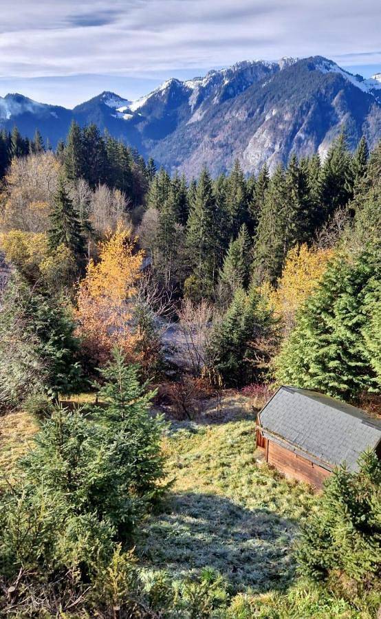 Chalet pour 2 personnes, avec terrasse ainsi que jardin et vue à Le Biot - 4