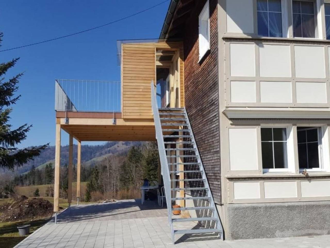 Ganze Wohnung, Verschlafen... in sanfte Hügel eingebettet. in Hemberg, Zürich Voralpen