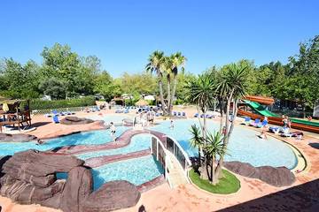 Camping für 5 Personen, mit Terrasse und Pool in Vias Plage