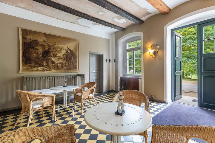 Ferienhaus 'Parkcafe' mit privater Terrasse, Garten und Wlan in Briesen (Mark), Region Oder - Spree