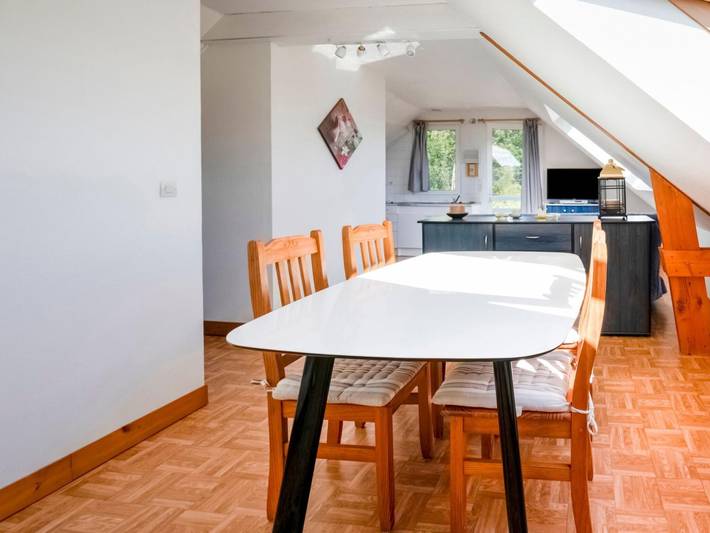 Appartement de vacances pour 4 personnes, avec Terrasse ainsi que Jardin et Vue