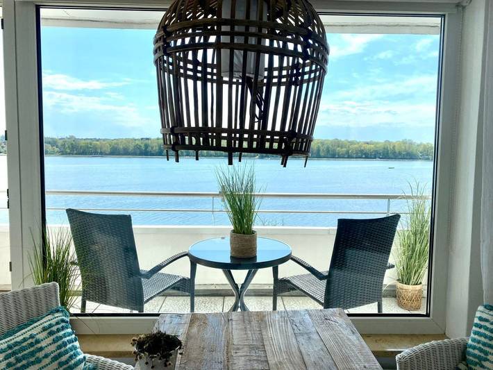 Ferienwohnung für 2 Personen, mit Balkon und Garten sowie Seeblick am Steinwarder - 2