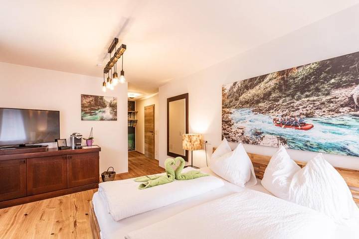 Ferienwohnung für 2 Personen, mit Terrasse und Ausblick