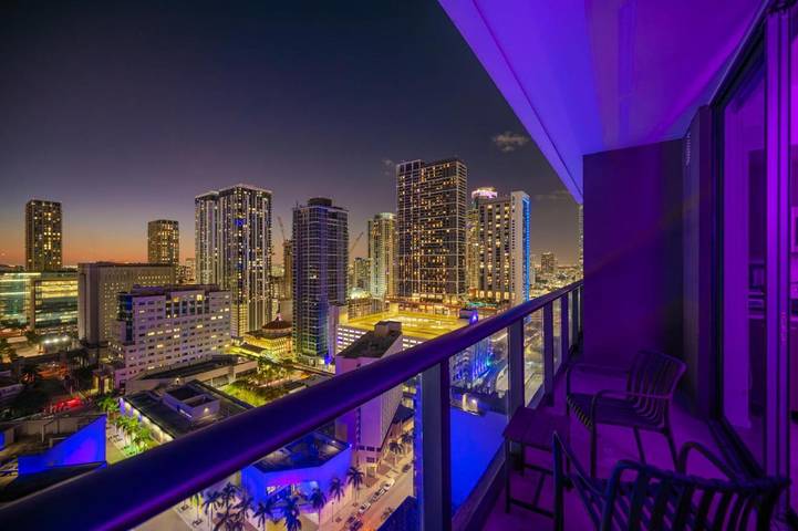 Loft per 2 persone, con balcone e piscina nonché idromassaggio a Miami