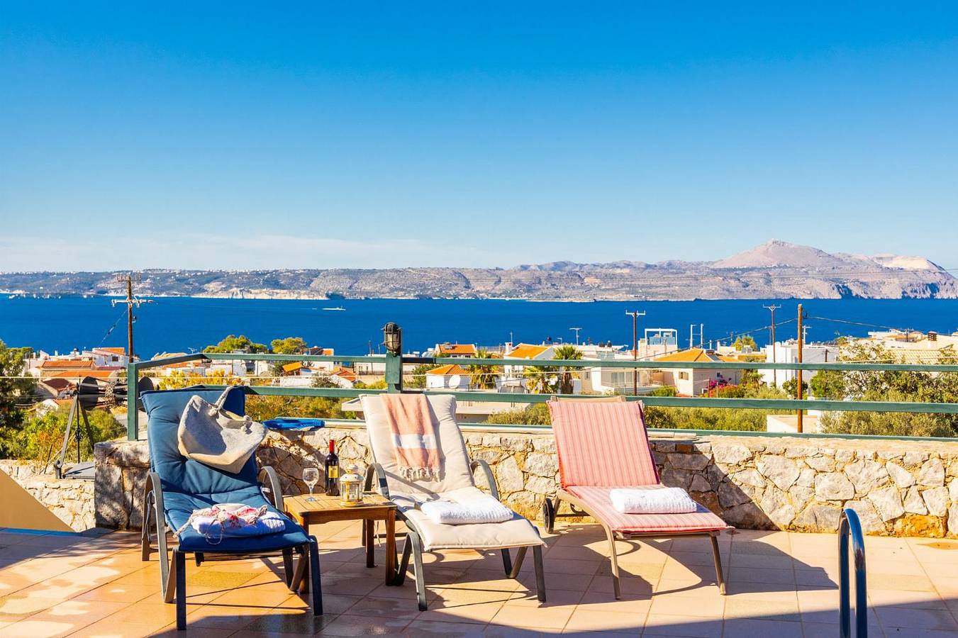 Villa für 7 Personen mit Terrasse in Vamos, Chania und Umgebung