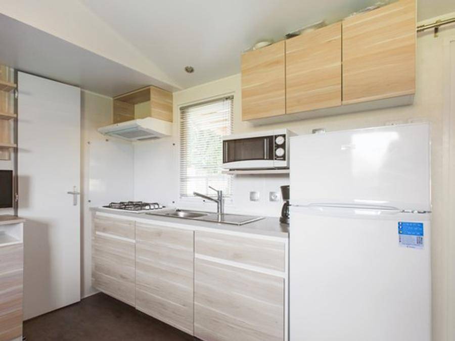 Camping Europ Camping  - Mobilheim 6 personen - 3 Schlafzimmer - Tv in Ascarat, Bayonne und Umgebung
