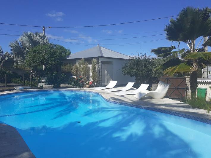 Charmantes Ferienhaus mit Pool und Klimaanlage in Saint-Louis in Saint-Louis, La Réunion