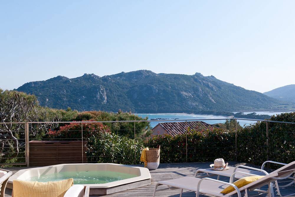 Villa with jacuzzi and sea view - Santa Giulia - Residence with swimming pool in Santa Giulia, Porto-Vecchio