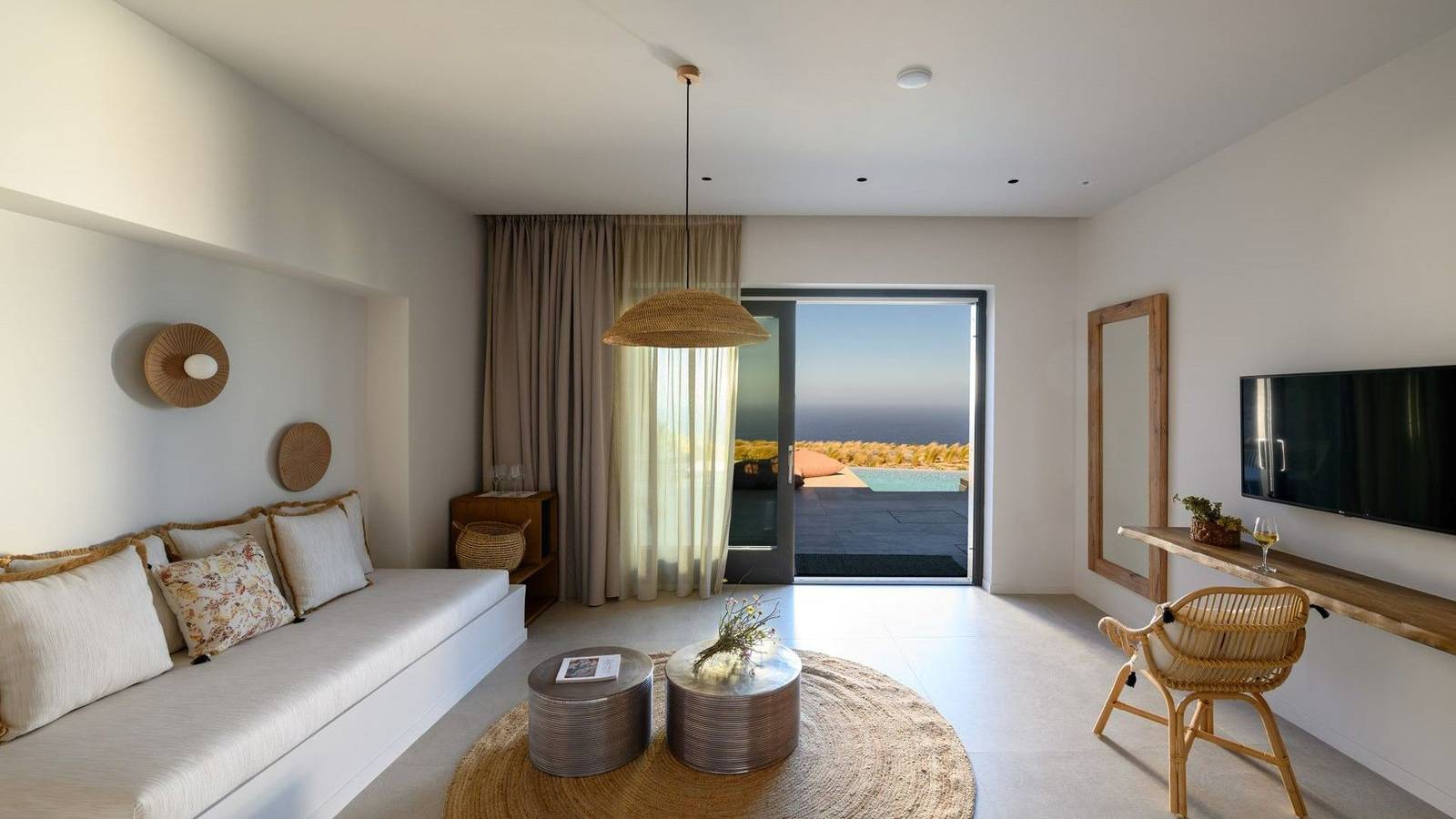 Exquisite Santorini Villa | Villa Corban | 1 Bedroom | Children Older than 7Y are Welcome | Honeymoon Suite with Private Heated Pool | Breathtaking Sea Views | Private Furnished Sun Terrace | Outdoor Dining Area | Imerovigli in Santorini