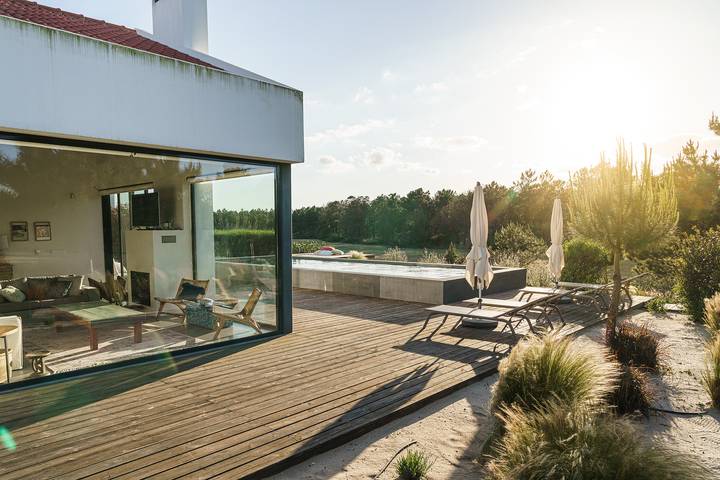 Location de vacances pour 10 personnes, avec jardin et balcon à Comporta - 3