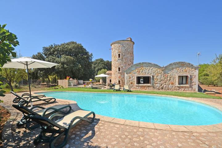 Casa de vacaciones para 6 personas, con Terraza y Jardín en Búger