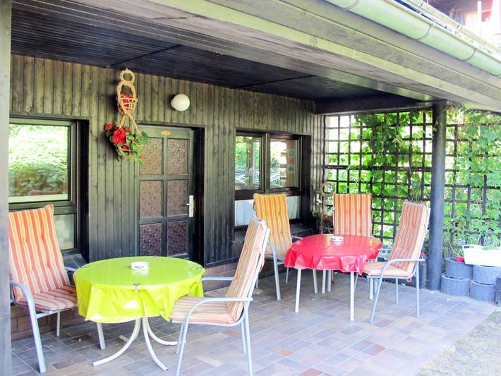 Ferienwohnung für 2 Personen, mit Terrasse und Garten am Plauer See