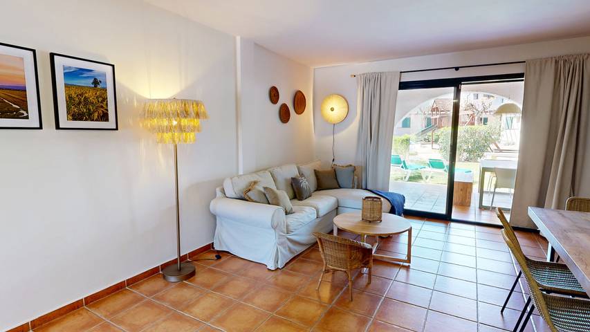 Location de vacances pour 8 personnes, avec jardin ainsi que balcon et bassin pour enfant, adapté aux familles à El Perelló - 4