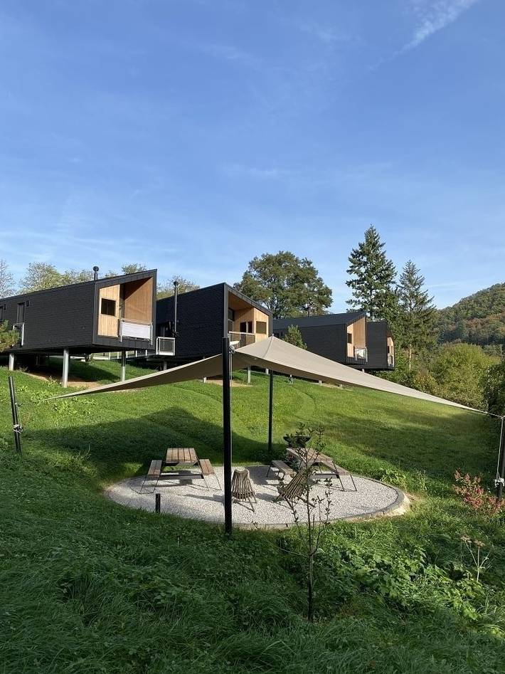 Ferienhaus für 4 Personen, mit Balkon und Garten sowie Sauna und Ausblick am Edersee