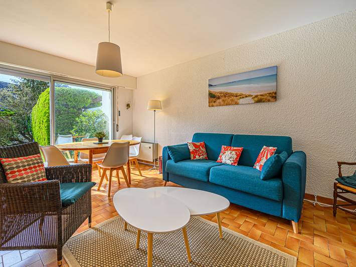 Location de vacances pour 4 personnes, avec terrasse et jardin dans Carnac Plage