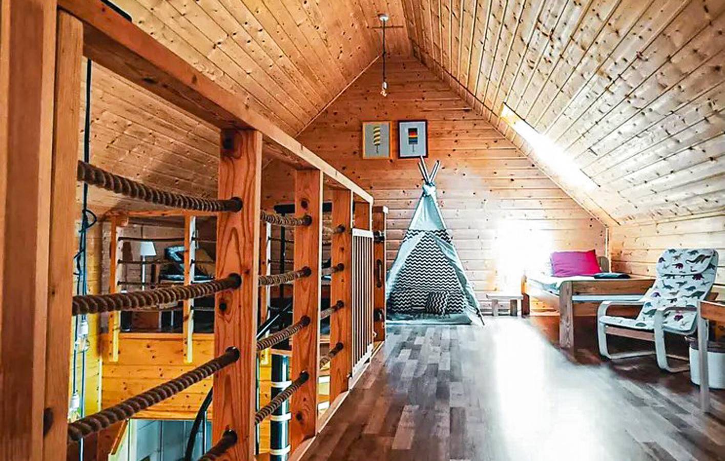 Ferienhaus für 6 Personen mit Ausblick in Krokowa