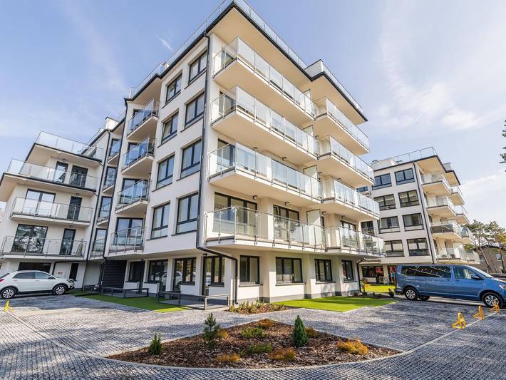 Ferienwohnung für 5 Personen, mit Balkon und Terrasse in Rowy