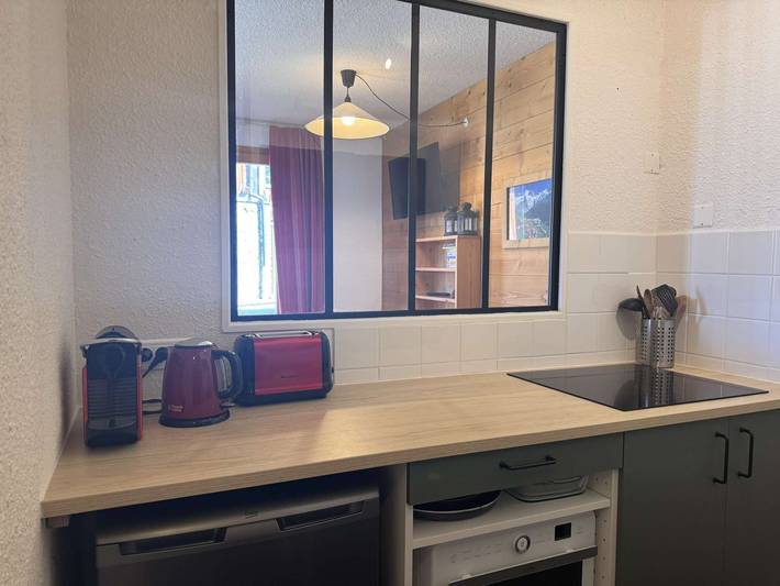 Appartement de vacances entier, La Souche 10 - Agréable 2 pièces, terrasse skis aux pieds in Valmorel, Les Avanchers-Valmorel