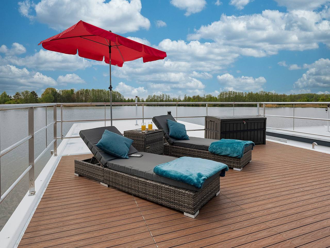 Havel Hausboot Serenity in Zehdenick, Ruppiner Seenland