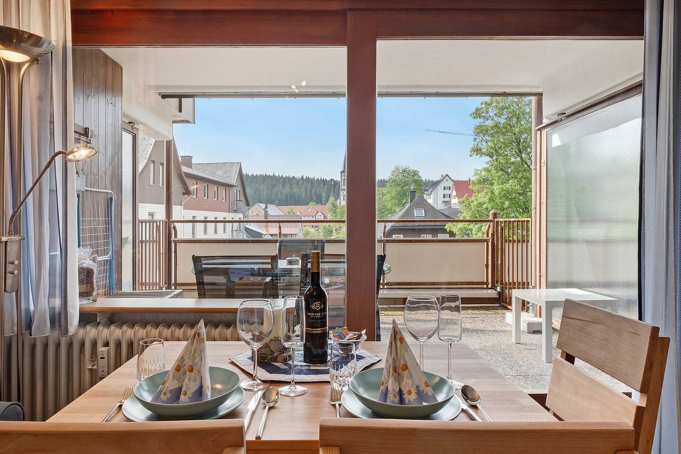 Ganzes Studio, Einzimmerapartment 'Schwarzwaldliebe' mit Pool, Sauna, Bergblick, Balkon und Wi-Fi in Schönwald, Südschwarzwald