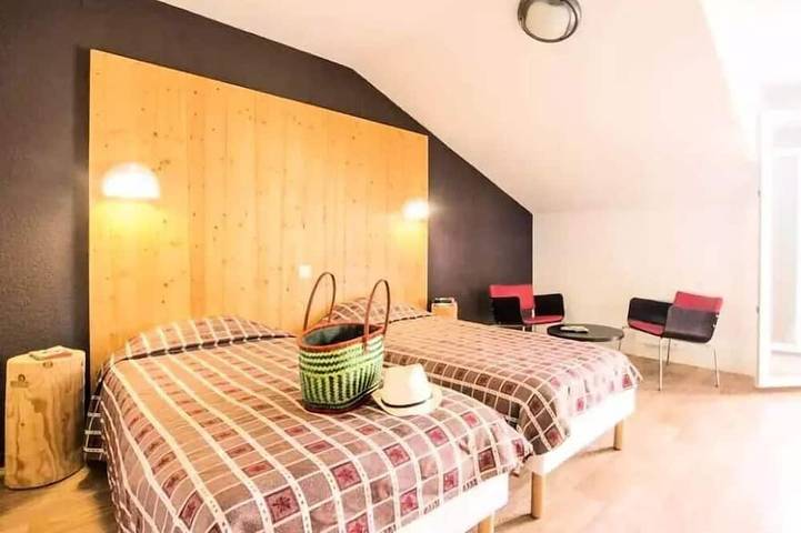 Appart’hôtel pour 2 personnes, avec balcon