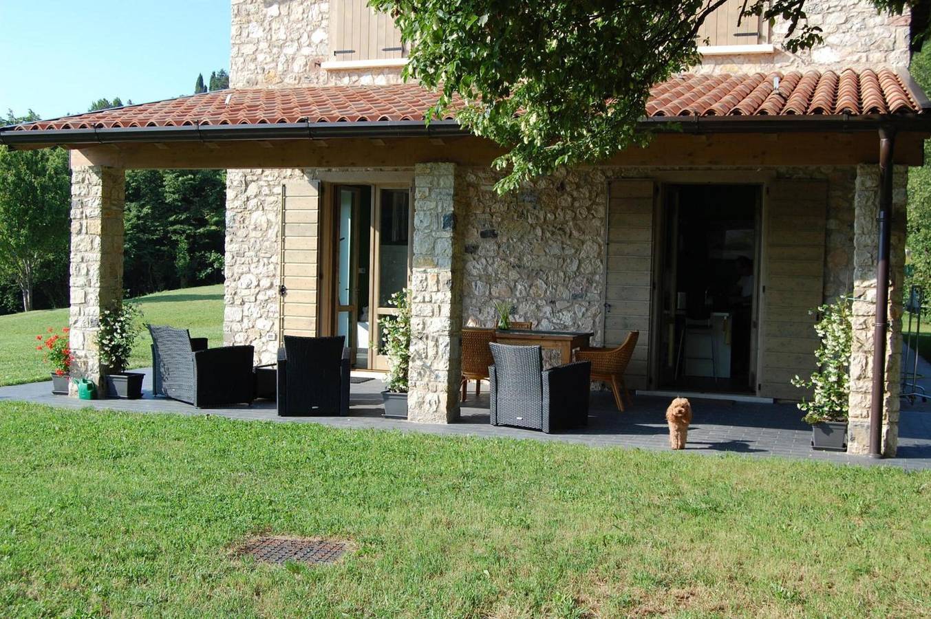 Villa « Agriturismo Casa Del Castagneto » avec vue sur le lac, terrasse privée et Wi-Fi in Gargnano, Montagnes autour du lac de Garde