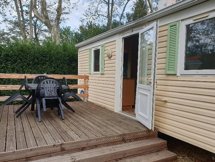 Camping Le Moulin Du Roy - Mobilheim 4 personen - Super Mercure - 2 Schlafzimmer - 25m² in Revel, Lauragais