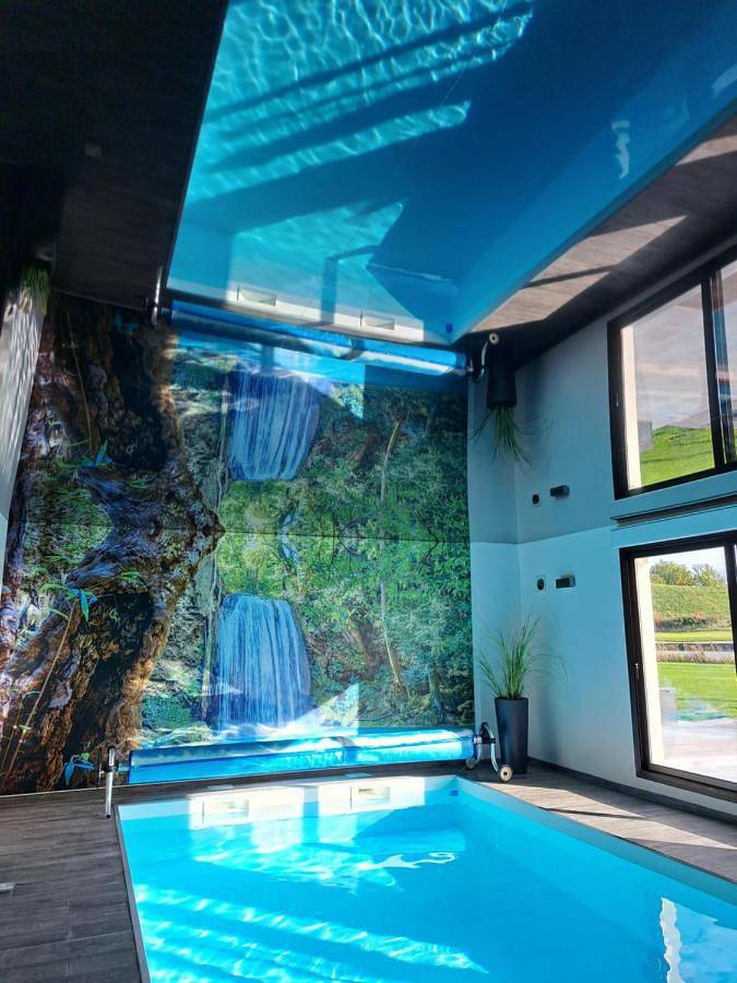 Double Room with Pool View in Mérignies, Région de Lille