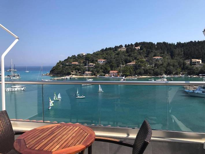 Appartement de vacances pour 4 personnes, avec Balcon ainsi que Terrasse et Vue