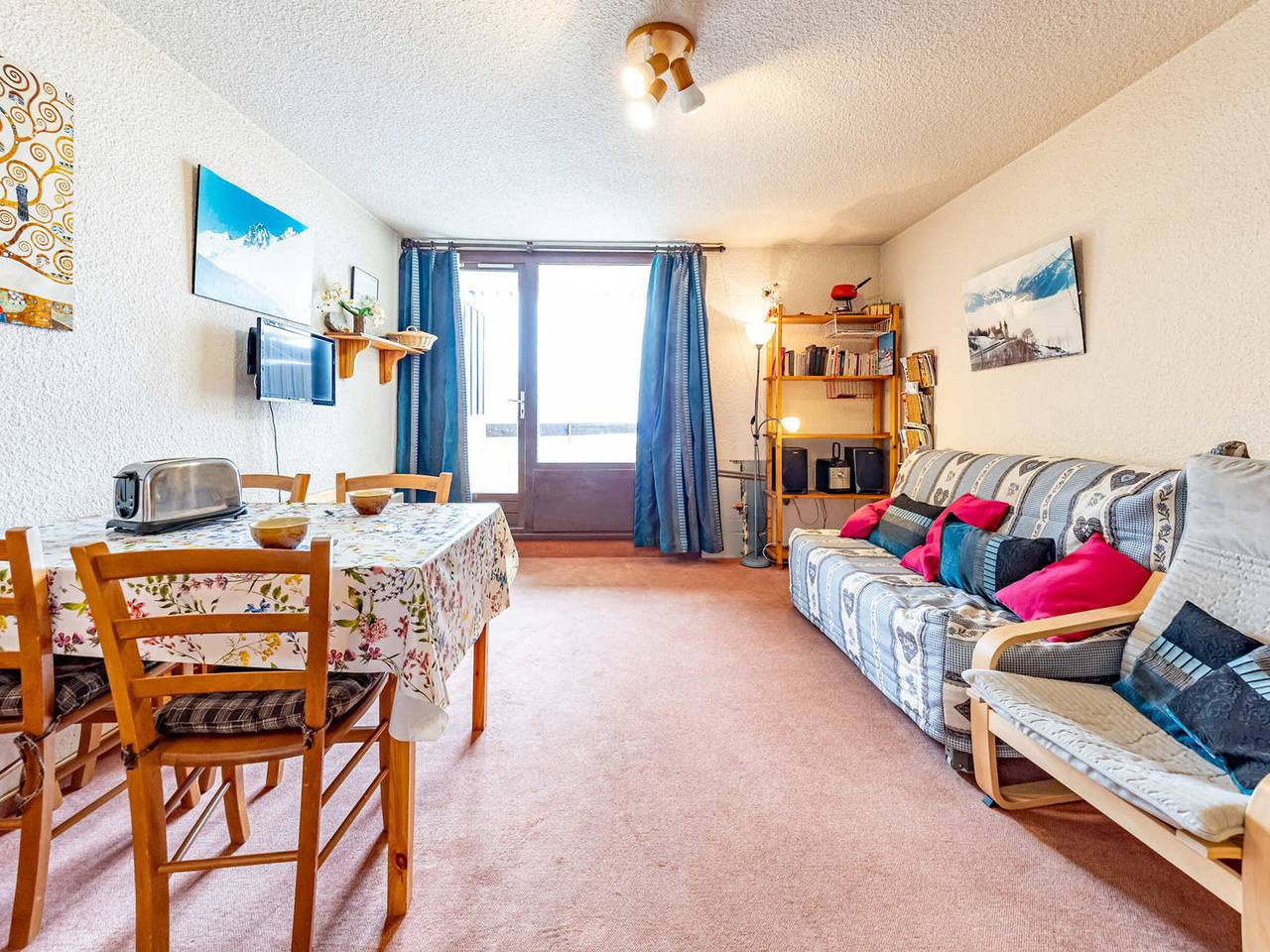 Ganzes Studio, Gemütliches Studio, Südbalkon, direkt an Pisten und Geschäften, 4 Pers. in Saint-François-Longchamp, Le Grand Domaine