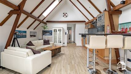 Ferienwohnung für 4 Personen, mit Garten und Balkon sowie Ausblick in Hamburg Umland