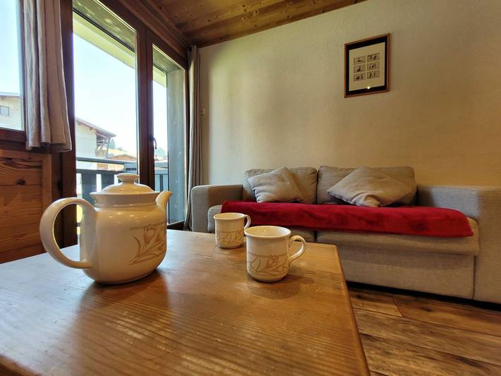 Ganze Wohnung, Komfortable Familienwohnung in Les Gets, 4 Schlafplätze, Balkon und WLAN in Les Gets, Les Portes du Soleil