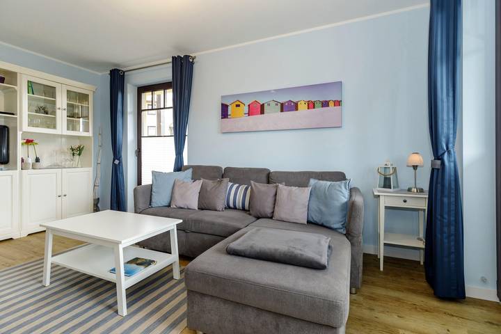 Ferienwohnung für 4 Personen, mit Terrasse und Sauna sowie Garten, mit Haustier in Kühlungsborn