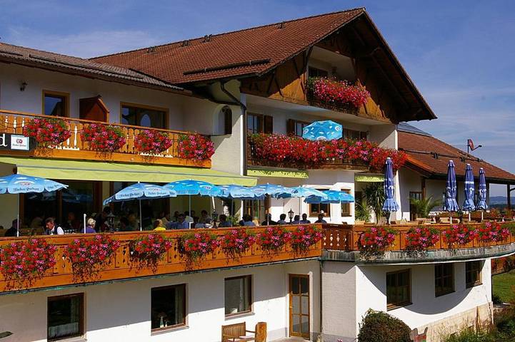 Hotel für 2 Personen, mit Balkon und Terrasse sowie Ausblick in Wessobrunn
