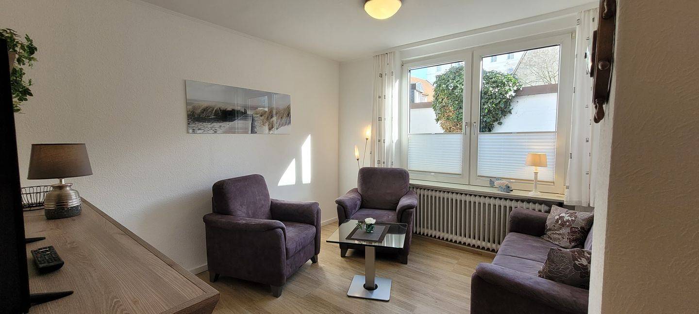 Apartamento entero, Komfortable 3-Raum-Ferienwohnung nur wenige Gehminuten zum Weststrand entfernt in Norderney