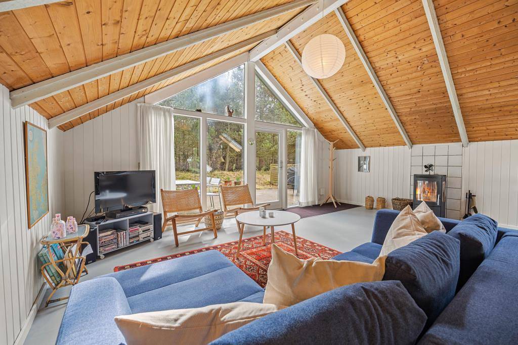 Ferienhaus mit Retrocharme mit Kamin in Houstrup - 1 Hund in Nørre Nebel, Varde