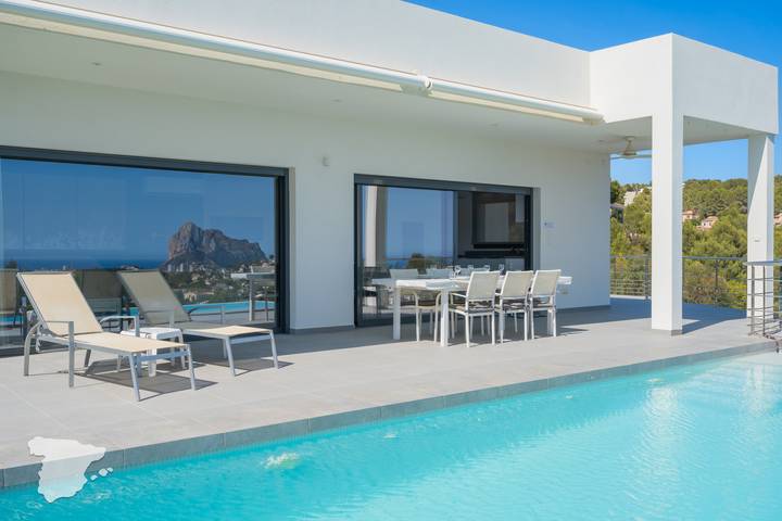 Chalet para 10 personas, con vistas al mar y jardín en Marina Alta - 2