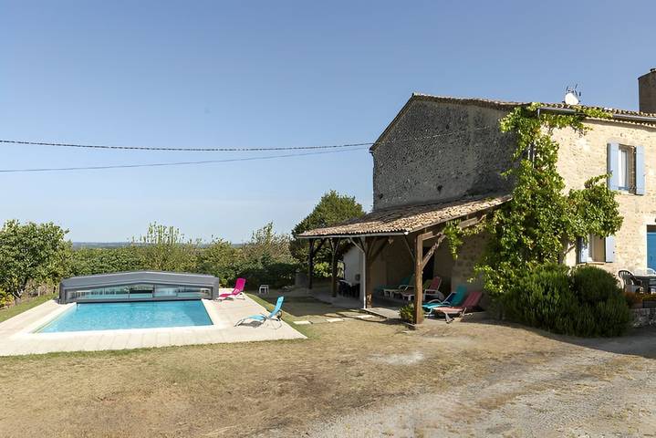 Gîte pour 8 personnes, avec jardin ainsi que piscine et terrasse à Villeréal - 2