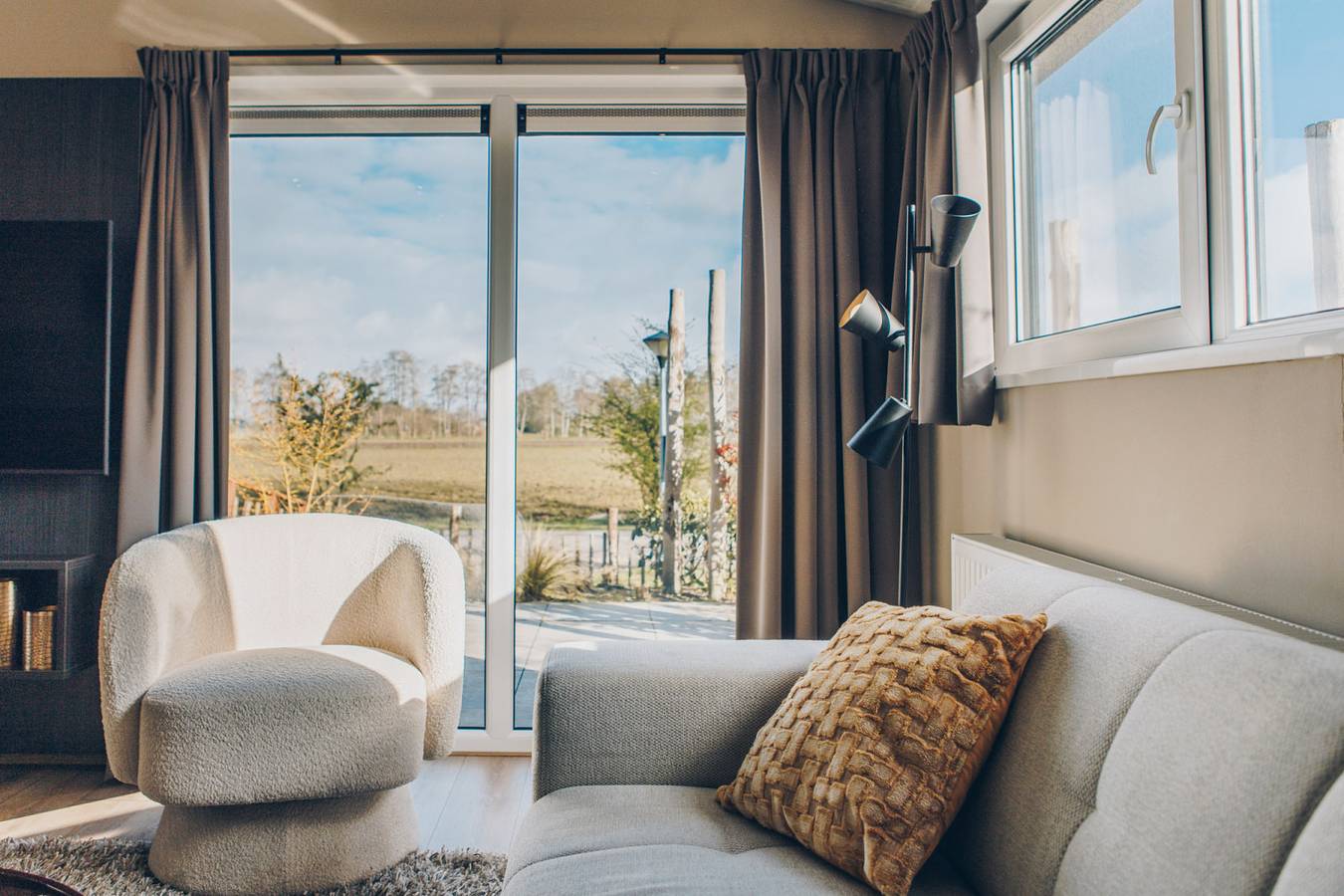 Ruim 6-persoons chalet op een vakantiepark in Renswoude, nabij de Utrechtse Heuvelrug in Renswoude, Provincie Utrecht