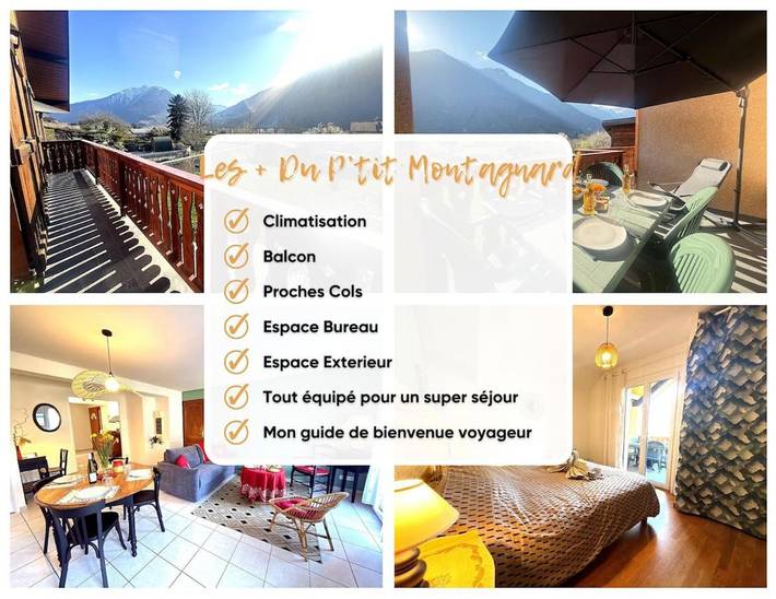 Gîte pour 6 personnes, avec vue et balcon dans La Chambre - 2