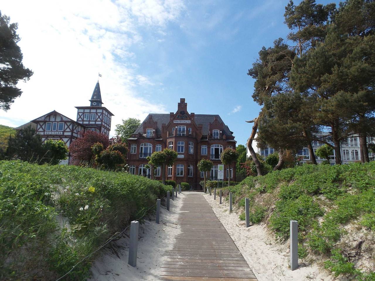 Ganze Ferienwohnung, Fewo Villa Glückspilz mit Meerblick in Binz(Id 01631) - Villa Glückspilz in Ostseebad Binz, Binz