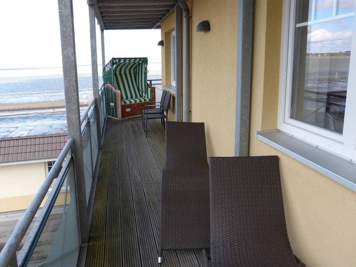 Ganze Wohnung, Strandloge Ferienwohnung in der Strand Residenz Wittdün mit Meerblick in Nordfriesische Inseln (Schleswig-Holstein) (Schleswig-Holstein), Wittdün